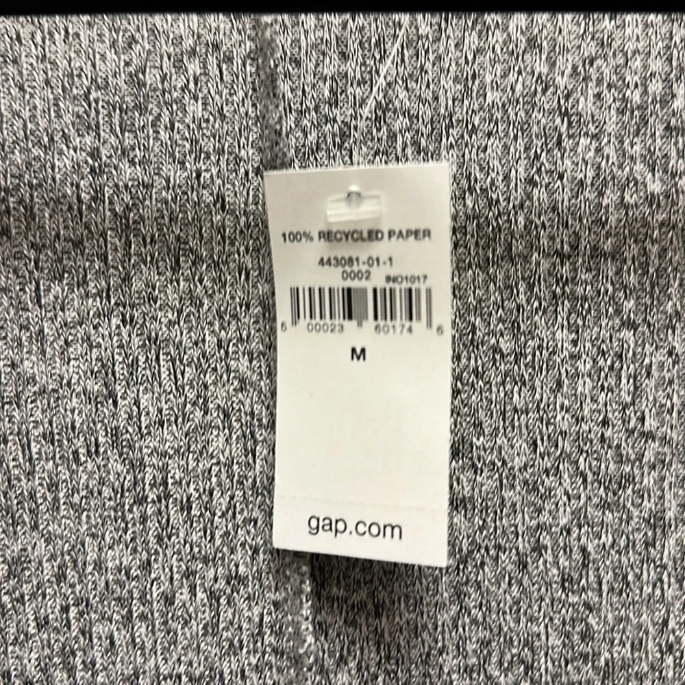Cascade Drape Front  Ribbed Cardigan - Picture 3 of 7